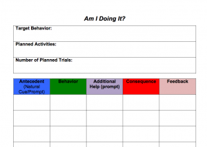 Image of data form